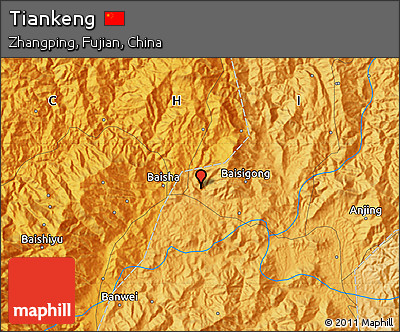 Political Map of Tiankeng
