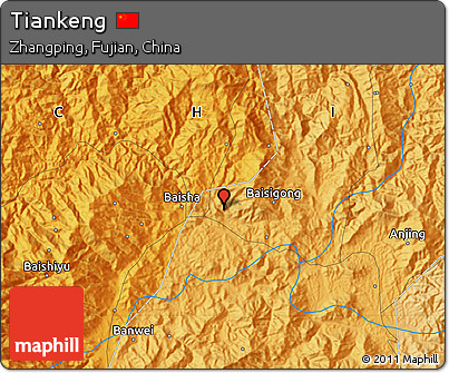 Political Map of Tiankeng