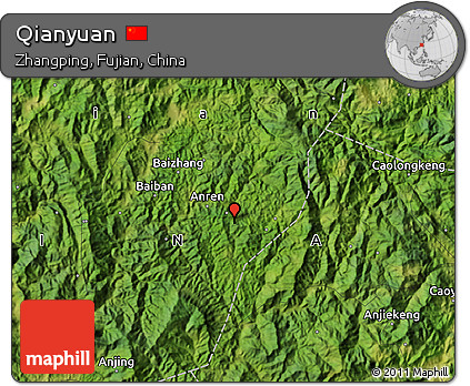 Satellite Map of Qianyuan
