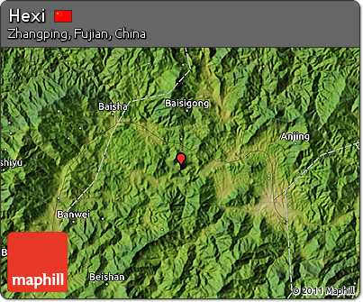 Satellite Map of Hexi
