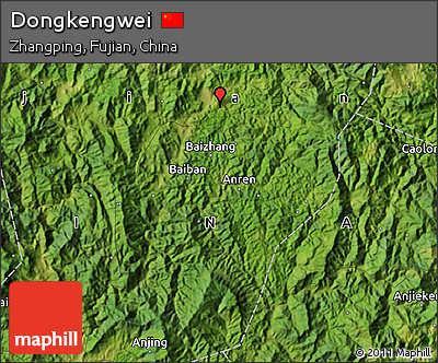 Satellite Map of Dongkengwei