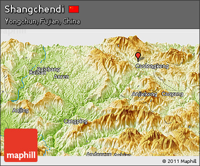 Physical Panoramic Map of Shangchendi