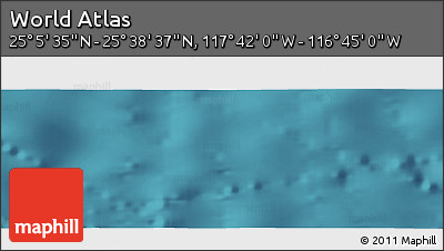 Satellite Panoramic Map of the Area around 25° 22' 6" N, 117° 13' 29" W