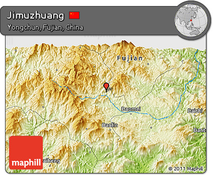 Physical 3D Map of Jimuzhuang
