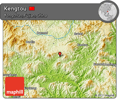 Physical 3D Map of Kengtou