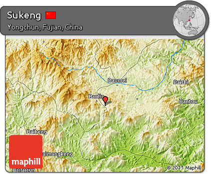 Physical 3D Map of Sukeng