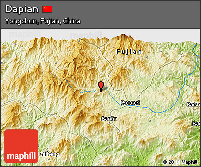 Physical 3D Map of Dapian