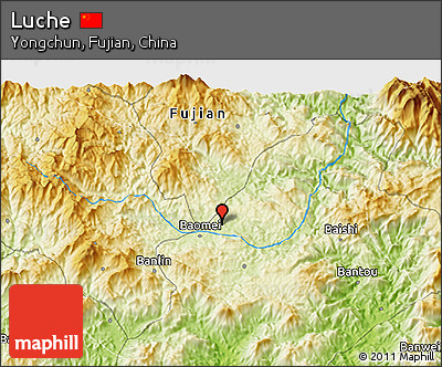 Physical 3D Map of Luche