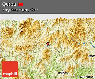 Physical 3D Map of Qutou