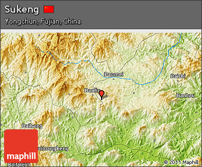 Physical 3D Map of Sukeng