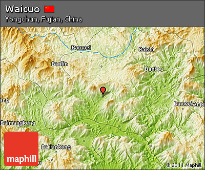 Physical 3D Map of Waicuo