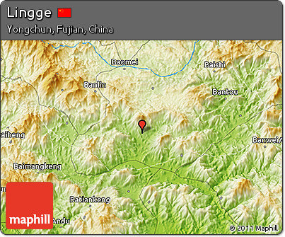 Physical 3D Map of Lingge