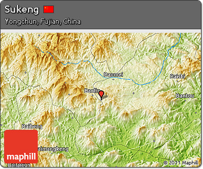 Physical 3D Map of Sukeng