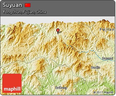 Physical 3D Map of Suyuan