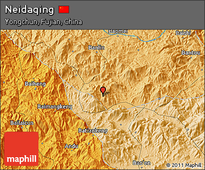 Political 3D Map of Neidaqing