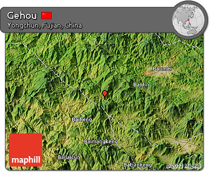 Satellite 3D Map of Gehou
