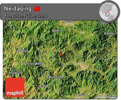 Satellite 3D Map of Neidaqing