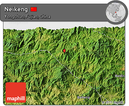 Satellite 3D Map of Neikeng