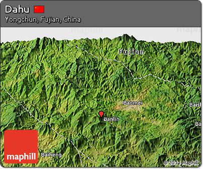 Satellite 3D Map of Dahu