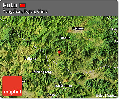Satellite 3D Map of Huku
