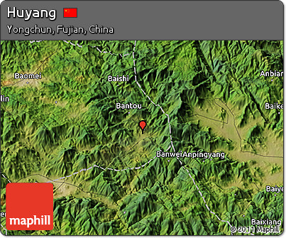 Satellite 3D Map of Huyang