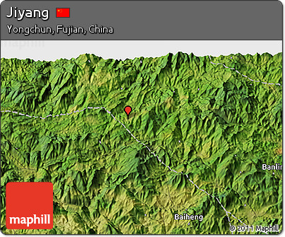 Satellite 3D Map of Jiyang
