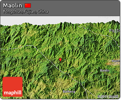 Satellite 3D Map of Maolin