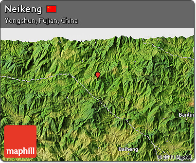 Satellite 3D Map of Neikeng