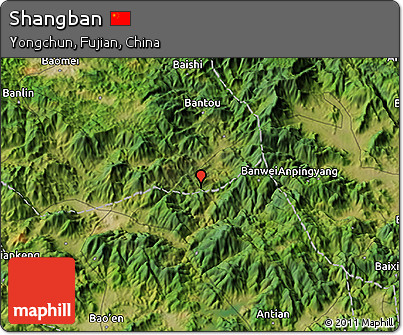 Satellite 3D Map of Shangban