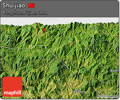 Satellite 3D Map of Shuijiao