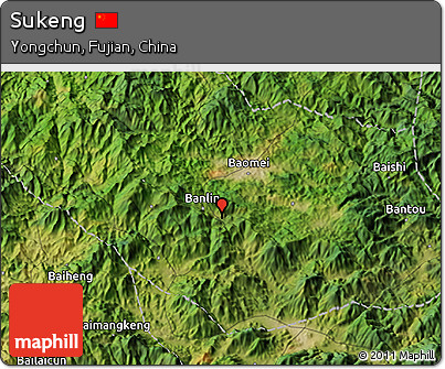 Satellite 3D Map of Sukeng