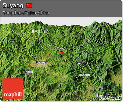 Satellite 3D Map of Suyang
