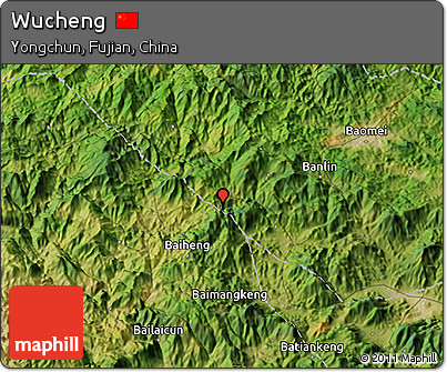 Satellite 3D Map of Wucheng