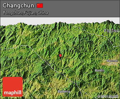 Satellite 3D Map of Changchun