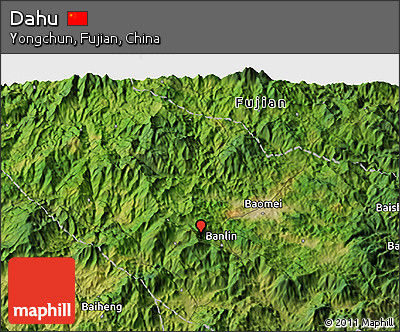 Satellite 3D Map of Dahu