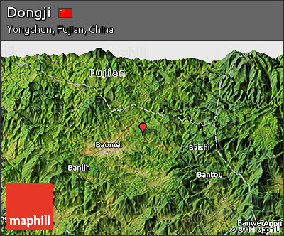 Satellite 3D Map of Dongji