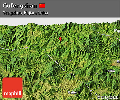 Satellite 3D Map of Gufengshan