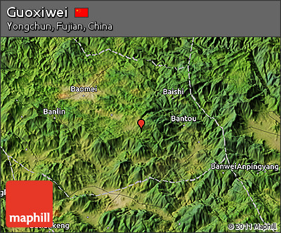 Satellite 3D Map of Guoxiwei