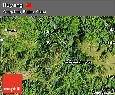 Satellite 3D Map of Huyang