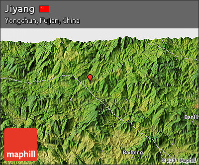 Satellite 3D Map of Jiyang