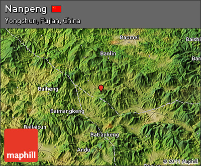 Satellite 3D Map of Nanpeng