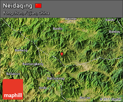 Satellite 3D Map of Neidaqing