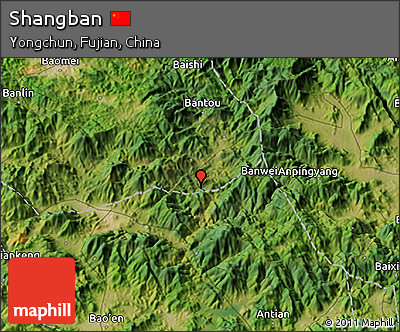 Satellite 3D Map of Shangban