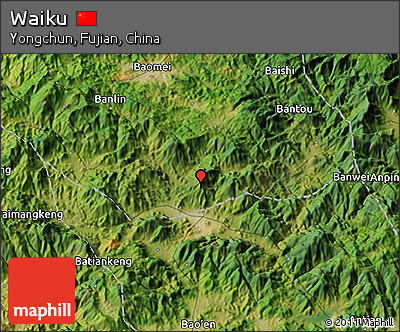 Satellite 3D Map of Waiku