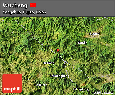 Satellite 3D Map of Wucheng