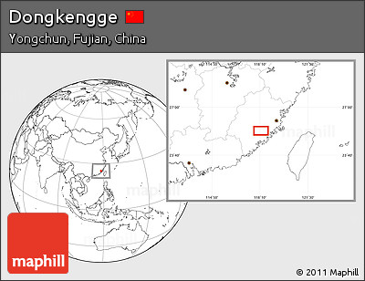 Blank Location Map of Dongkengge