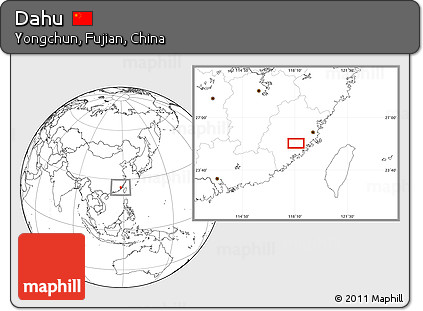 Blank Location Map of Dahu