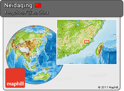 Physical Location Map of Neidaqing