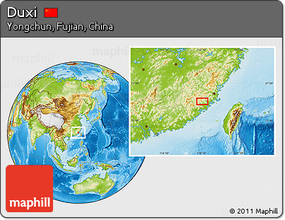 Physical Location Map of Duxi