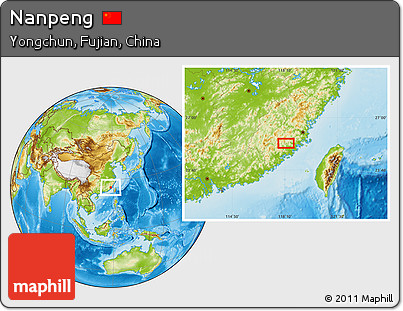 Physical Location Map of Nanpeng